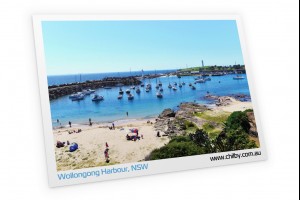 Postcard of Wollongong Harbour